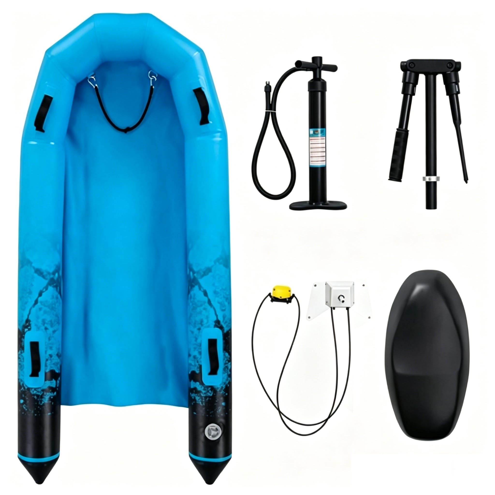 High-Speed Electric Surfboard 12/14/16KW Water Jet Surf Board, Max-Speed of 55/60 KM/h, Battery Life of 50-100/60-120 Min, IP67 Waterproof, Electric Jet Surfboard for Adult, Ship from US