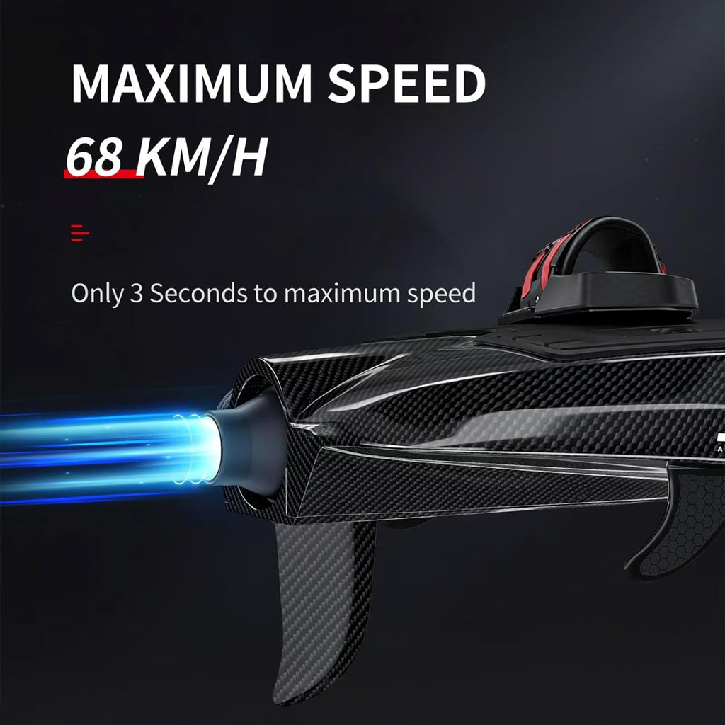 20KW Electric Surfboard - 68km/h Top Speed, 30KM Range, 150KG Load Capacity | TORAY Aerospace Carbon Fiber Construction | Professional Water Sports Equipment for Adults in Ocean/Lake Surfing